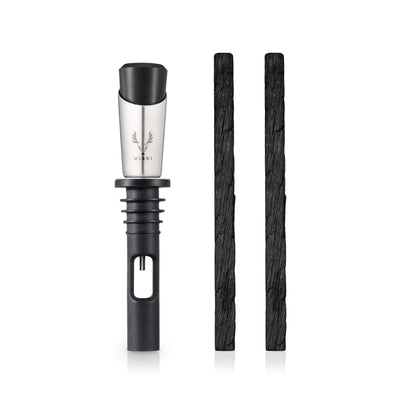 CRAFT A SMOOTHER BOTTLE OF WHISKEY - Perfect for whiskey lovers, this aging kit brings smoky complexity to your liquor. Just place the charred American oak stick in your liquor bottle to accelerate the aging process, improve flavor and round out harsh notes.

